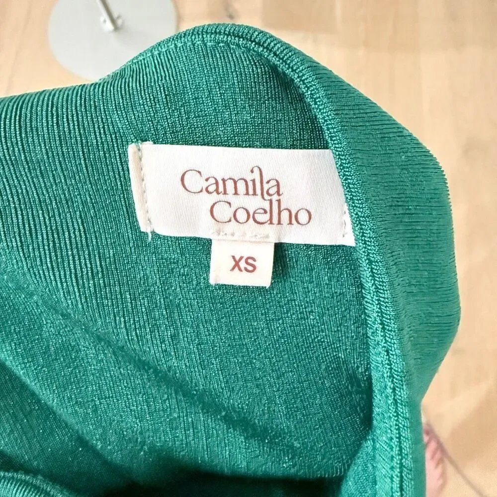 Camila Coelho Maxi Dress Green Size XS